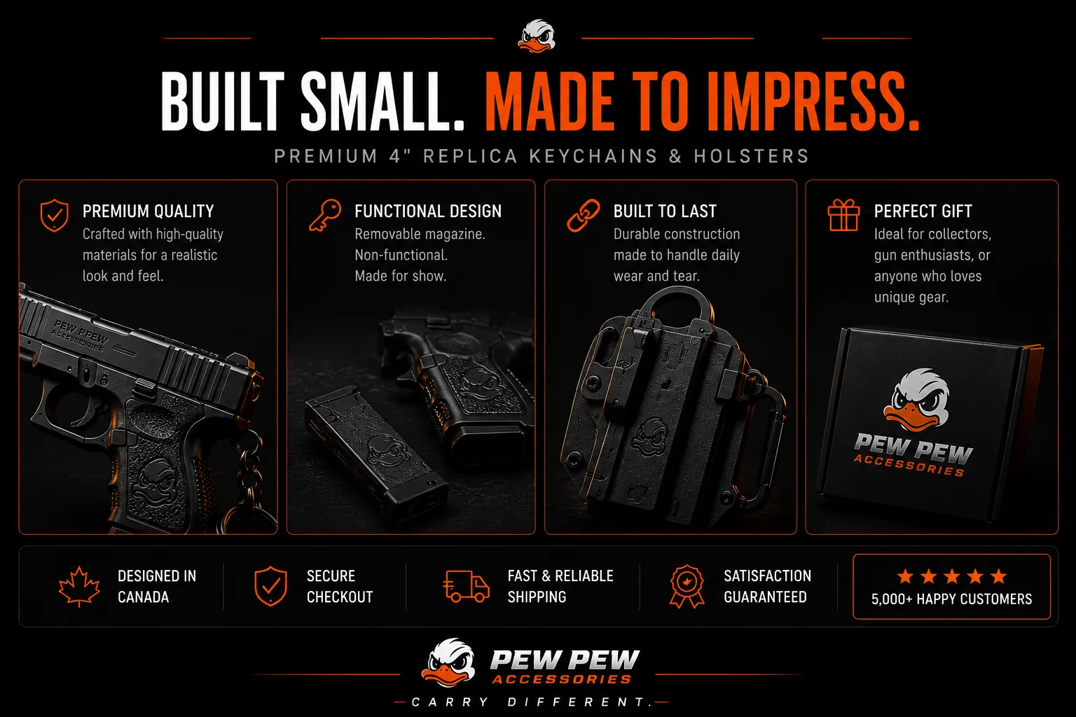 Pew Pew product benefits campaign