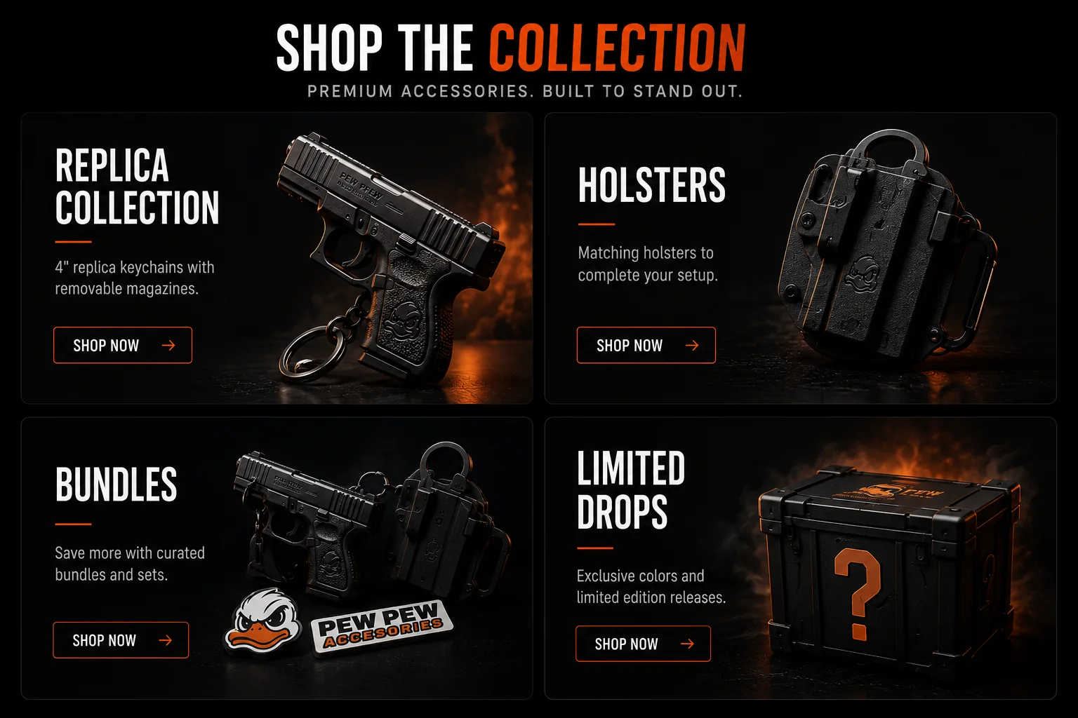 Pew Pew collection campaign overview